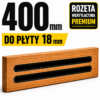 Rozeta Wentylacyjna Meblowa 400 mm | Otwór Frez 16 | Płyta 18 mm | 1szt.