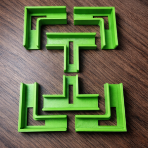 Uchwyt stolarski 3 ręka 4xL + 2xT do płyty montażowej 18mm