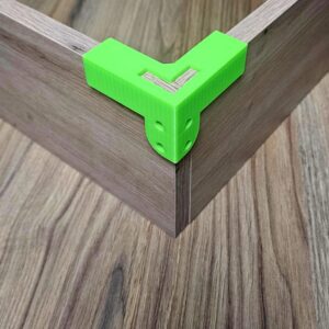 2x Uchwyt stolarski 3 ręka L z otworami do płyt 18mm