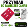 Przymiar do zawieszek Camar 807 801 wiercenie precyzyjne