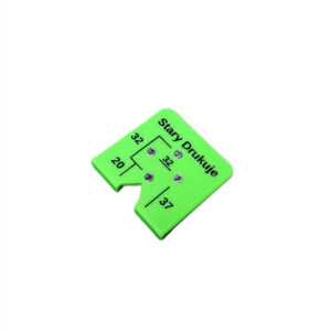 Przymiar do wierceń pod prowadniki proste oraz krzyżowe Fi 5