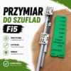 Przymiar do prowadnic szuflad axis szablon montażu prowadnic Fi5