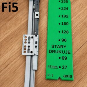 Przymiar do prowadnic szuflad axis szablon montażu prowadnic Fi5