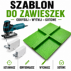 Przymiar do zawieszek meblowych szablon otworów plecówki