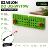SZABLON DO WIERCENIA UCHWYTÓW MEBLOWYCH 256mm TULEJKI STALOWE FI5
