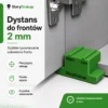 Przymiar do montażu frontów meblowych +2mm – ułatwia samodzielny montaż