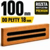 Rozeta Wentylacyjna Meblowa 100 mm | Otwór Frez 16 | Płyta 18 mm |1szt.